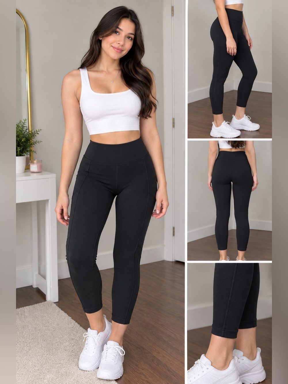 Gap High-Waist Black Performance Leggings - Women